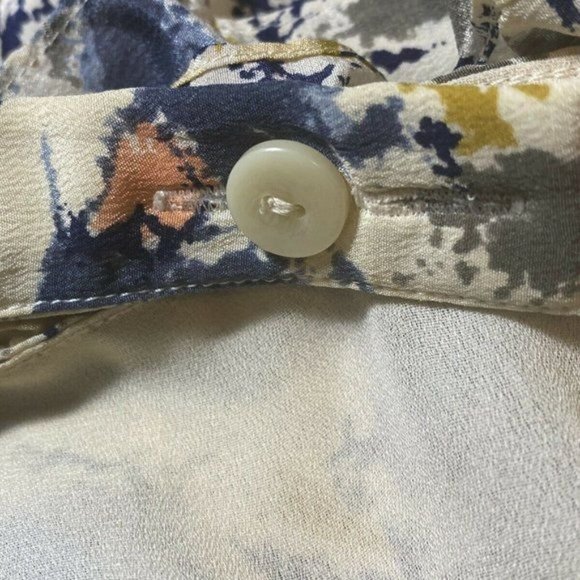 Moulinette Soeurs Floral Ruffle Silk Maxi Dress by Anthropologie Size 2 EUC! - Picture 10 of 13